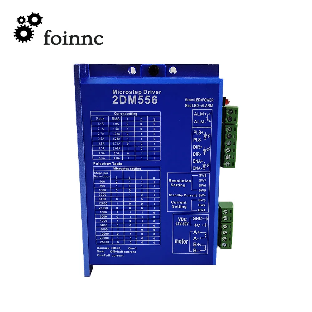 2-phase 2DM556 1.4A-5.6A 24-60V AC & DC Universal Driver 2DM860H Digital Sliding Motor for NEMA  57/86 Series Sliding Motor