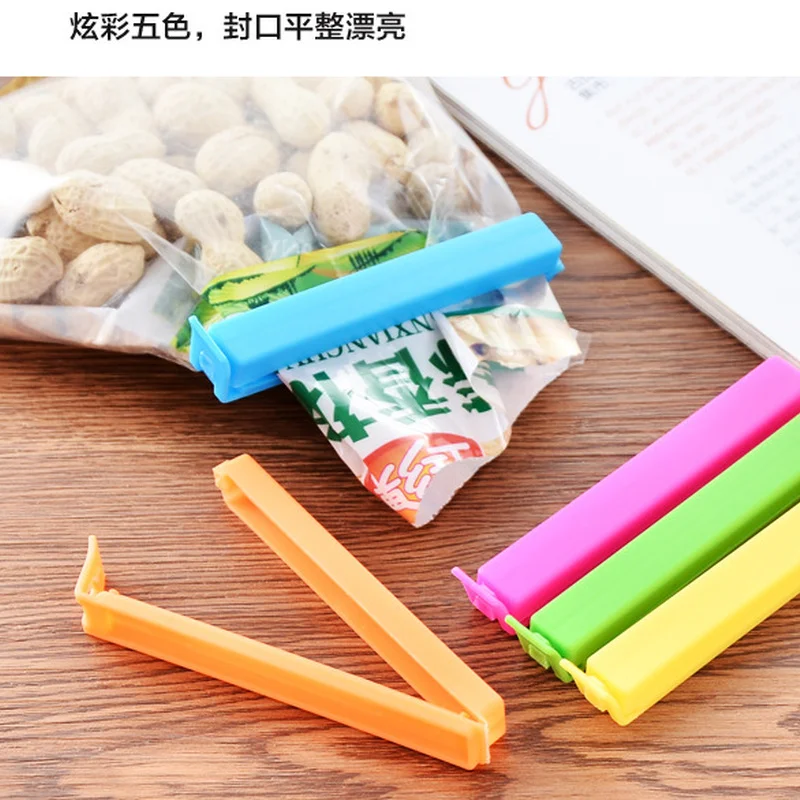 20Pcs/10Pcs Portable New Kitchen Storage Food Snack Seal Sealing Bag Clips Sealer Clamp Plastic Tool Kitchen Accessories