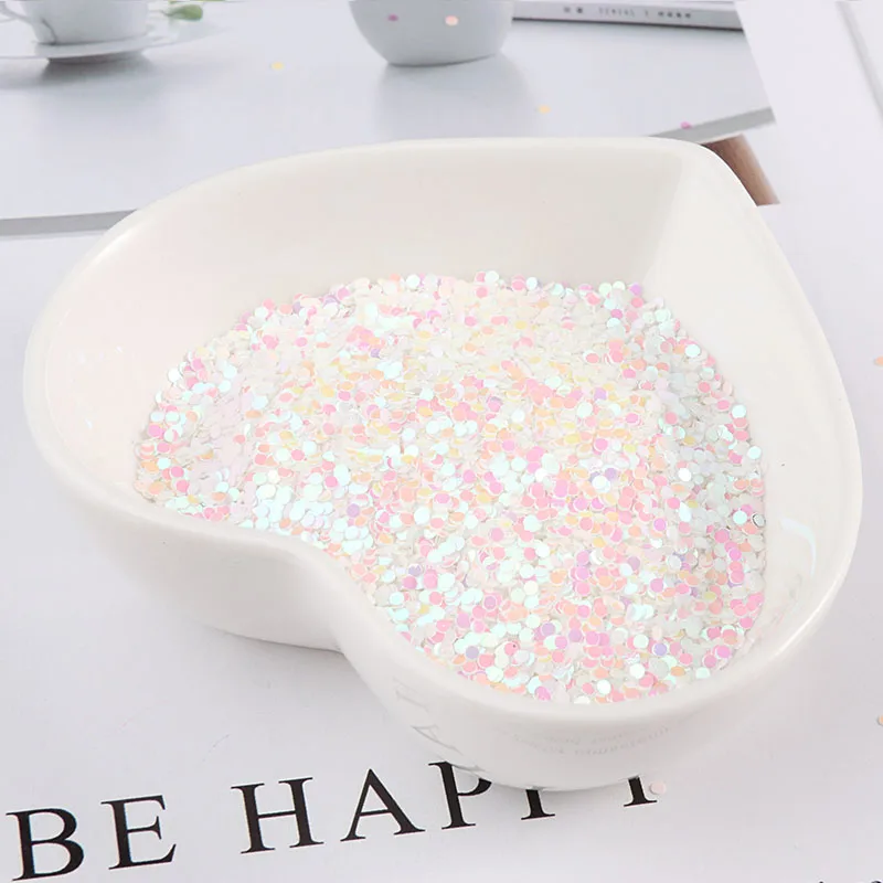 10g/Lot Ultrathin 1-3mm Dot Shape Sequins Nail Art Glitters Mini Paillettes Eo-Friendly PET Sequin Nails Decoration Material