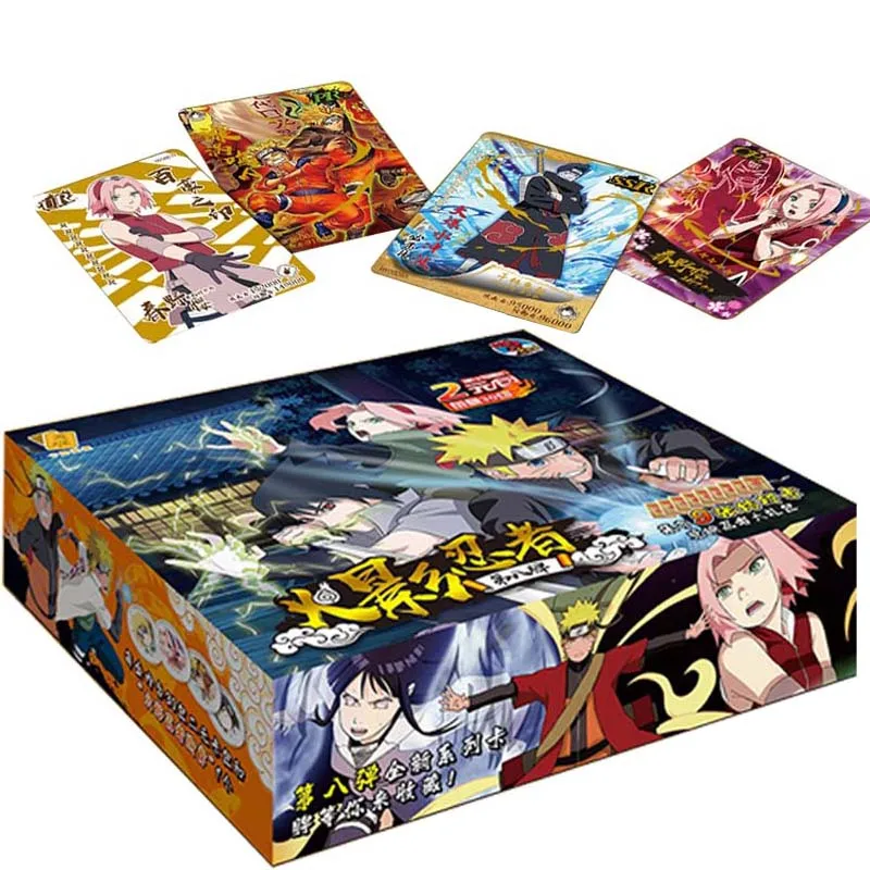 Naruto Cards Games Christmas Anime CHRISTMA Playing Cards Board Children CHILD TOY Game Table GIFT Toys Hobby Collectibles