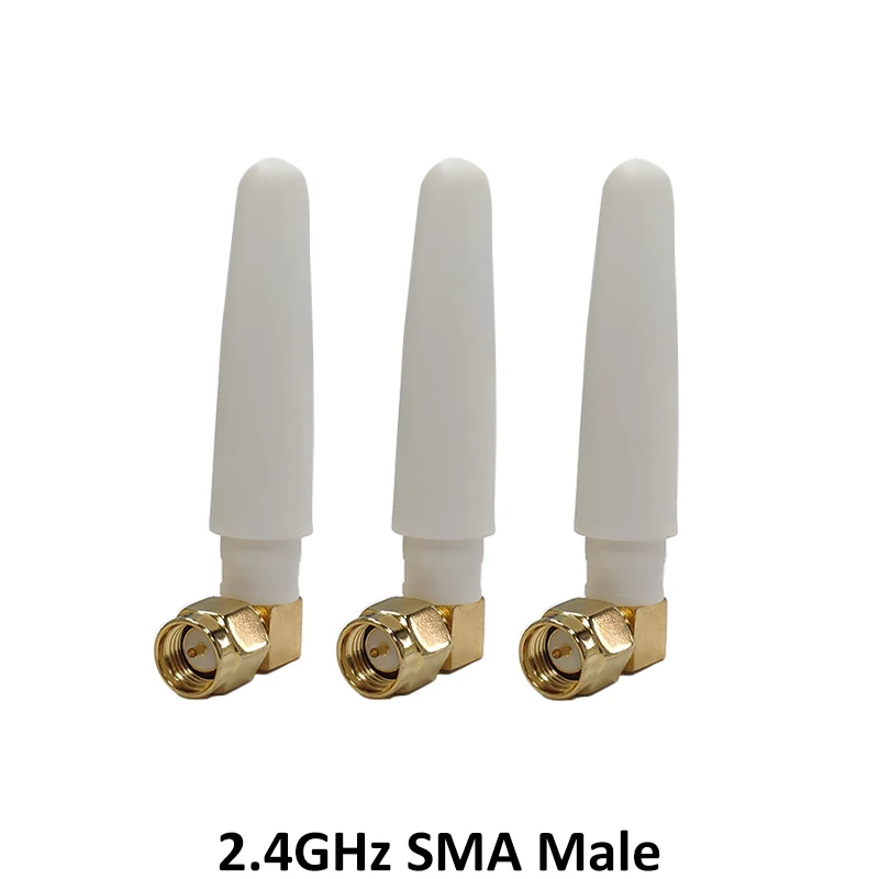 GRANDWISDOM 2 stücke 2,4g antenne 2 ~ 3dbi sma männlichen wlan wifi 2,4 ghz antene IPX ipex 1 SMA weibliche zopf Verlängerung Kabel iot antena