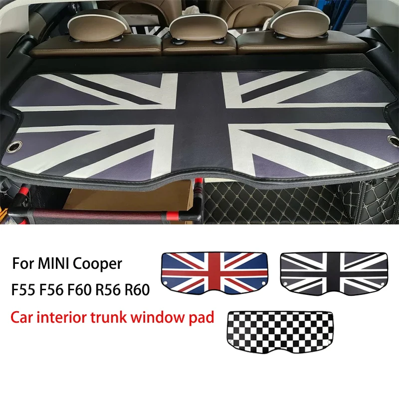 Car Interior Trunk Window Pad For MINI COOPERS ONE F55 F56 F60 R56 60 Car Styling COUNTRYMAN Car interior Decoration Accessories