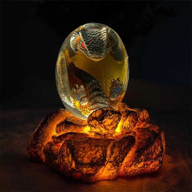 Lava Dragon Egg Decor Easter Gift Series Dinosaur Statue Home Decor Resin Dragon Egg Crystal Mineral Gem Reiki halloween decor