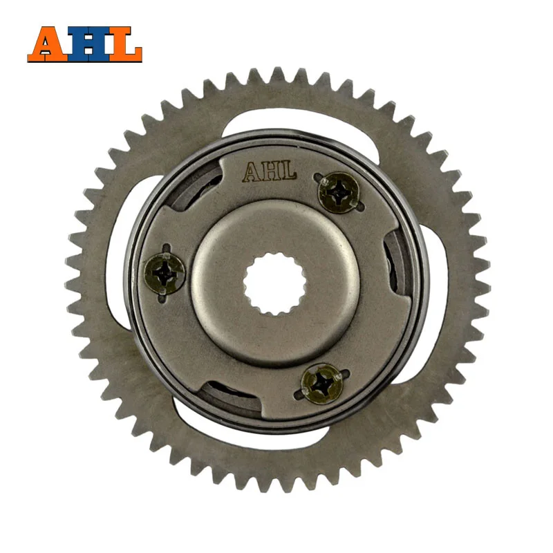 AHL Motorcycle Overrunning One Way Bearing Starter Clutch Gear For Yamaha YBR250 YBR 250 All moldes Starter Drive Clutch assy