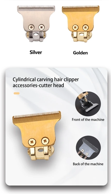 เปลี่ยนผม Clipper อุปกรณ์เสริม T-Shaped Hair Clipper ใบมีดขาตั้ง