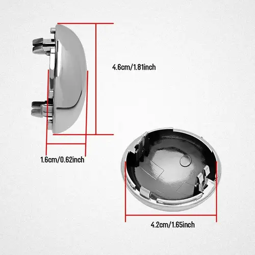 Imagen 2 del producto Perilla de palanca de cambios de coche, tapa cromada, consola automática, botón de cambio de marchas, reemplazo de tapa cromada para Ford F-150, 4L3Z-7213BA, 2004-2006