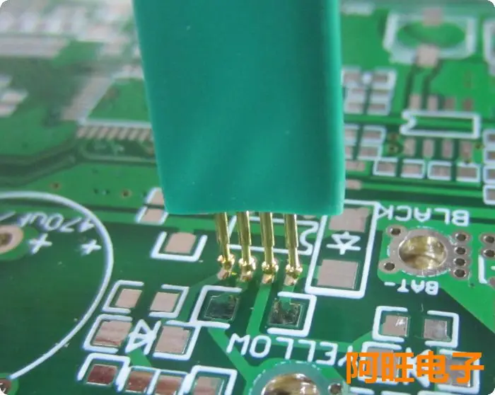 1.27-4P STC البرمجة دبوس اختبار دبوس الكتابة برنامج التحقيق 4 دبوس مسمار زنبركي 1.27 مللي متر 4 P