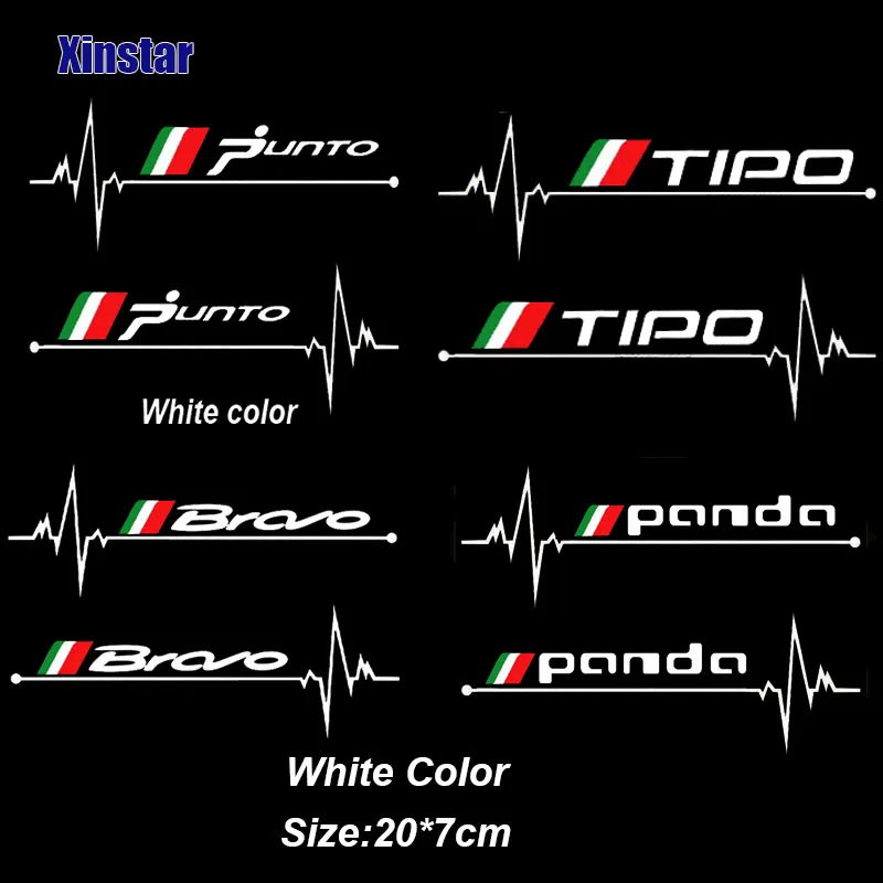 2 قطعة نوافذ السيارات ملصقا لشركة فيات تيبو بونتو باندا برافو #4