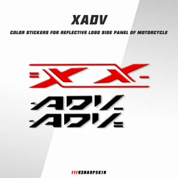 For Honda X-ADV XADV 750 xadv750 Motorcycle Reflective logo body Side panel 3D sticker X-ADV sign Decorative color stickers