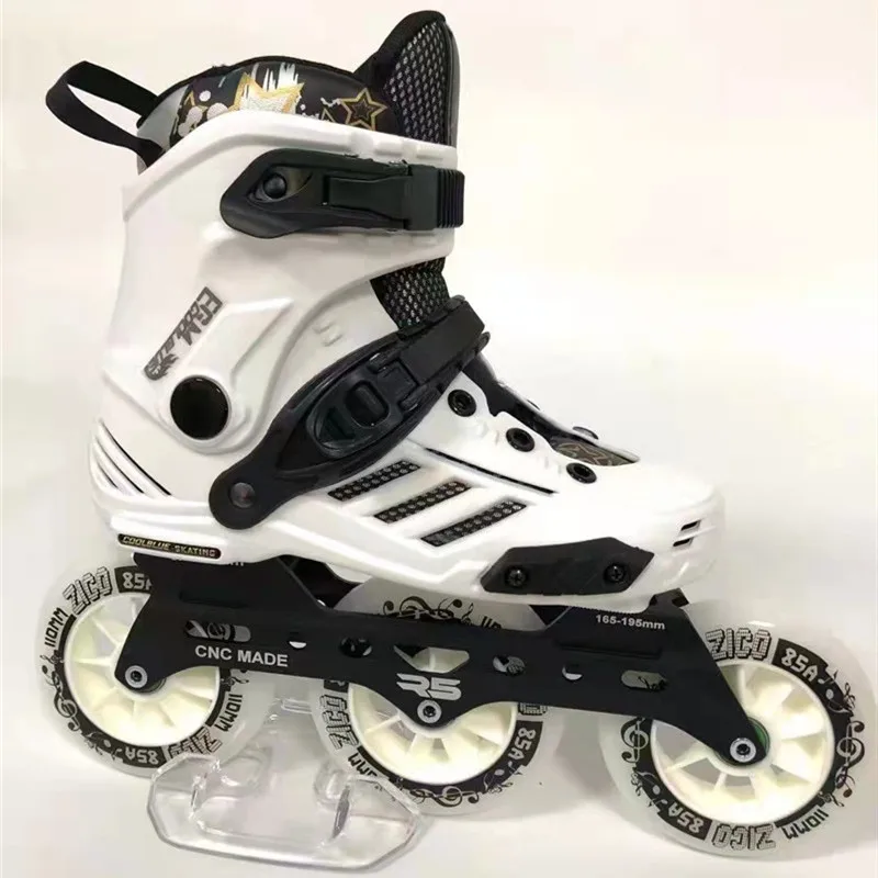 

R5 Balance Version 3*110MM Inline Speed Skates with 3 Big Wheels 110mm Roller Sneakers for Adults Boys Girls 110 Tyre 85A Triple