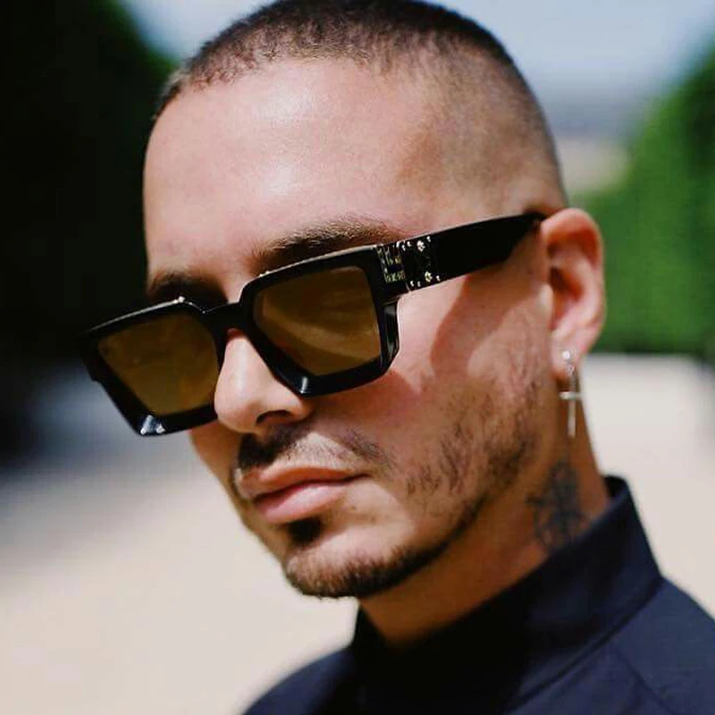 

New Big Frame Square Sunglasses Men Fashion Shades Male Sun Glasses High Quality Outdoor Vintage Retro Gafas Oculos De Sol