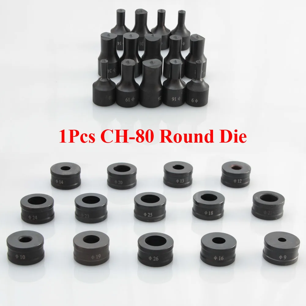 

CH-80 Hydraulic Punching Round Die Stainless Steel Punching Machine Hydraulic Punching Dies Manual Punch Die