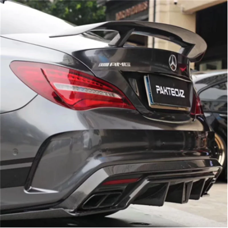 

Высококачественный спойлер из настоящего углеродного волокна для Mercedes CLA Wing CLA45 W117 C117