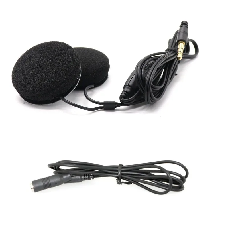 Motorcycle Microphone Helmet Speakers Earphone Headset Speaker Intercom Interphone For MP3 mp4 GPS CD Radio Helmet Intercom Clip