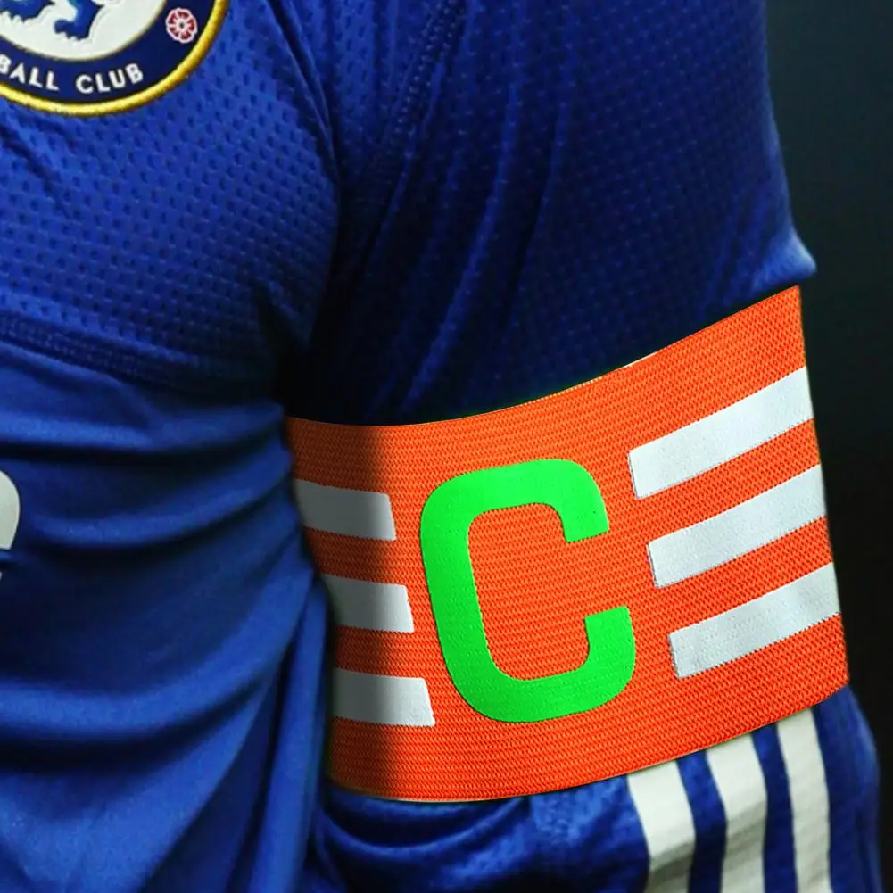 Captain Armbands Captains Bands Elastic Paste Winding Bracelet Elastic Captain Armband For Senior Junior Football Leader