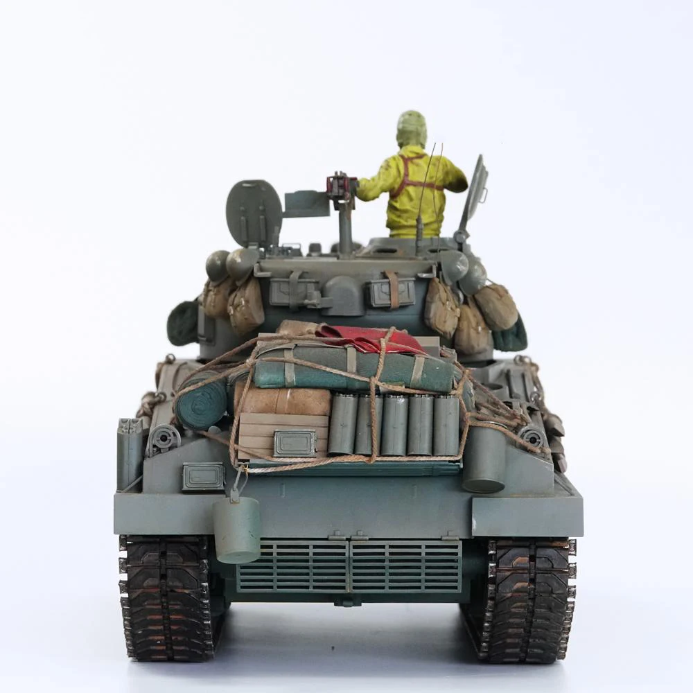 1/16 FURY Shermann M4A3E8 Heavy Hand-Made Tank  2.4G RC RTR WW2 Military Army Model Panzer Remote Control Easy Eight Brad Pitt