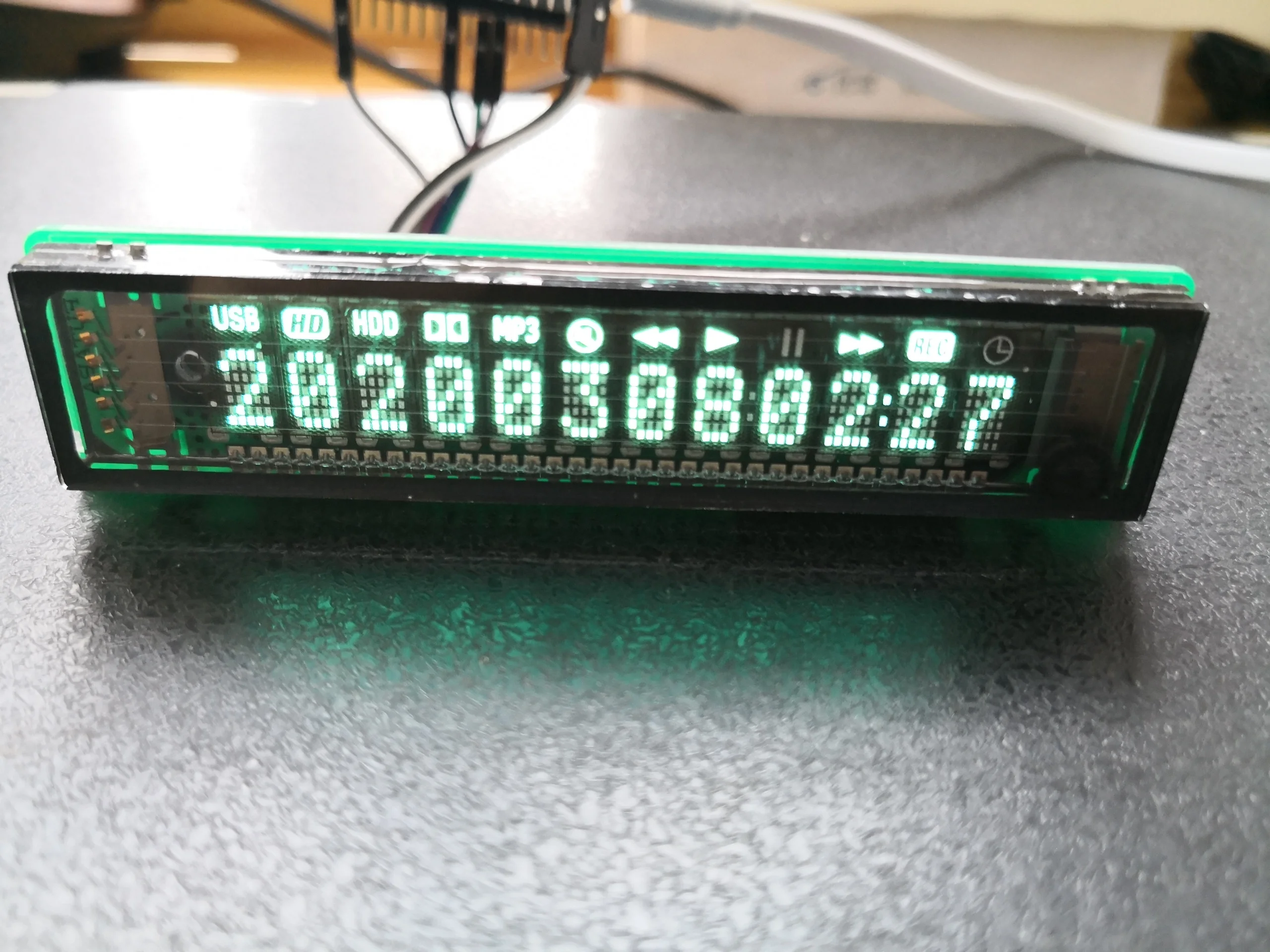 

VFD Display VFD Screen with Font Library Dot Matrix 12-bit Screen SPI Interface