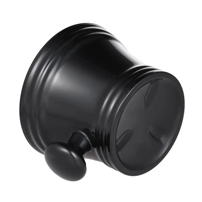 وعاء حلاقة احترافي للرجال بمقبض من مادة ABS، فرشاة حلاقة، كوب صابون، أداة تنظيف الحلاق