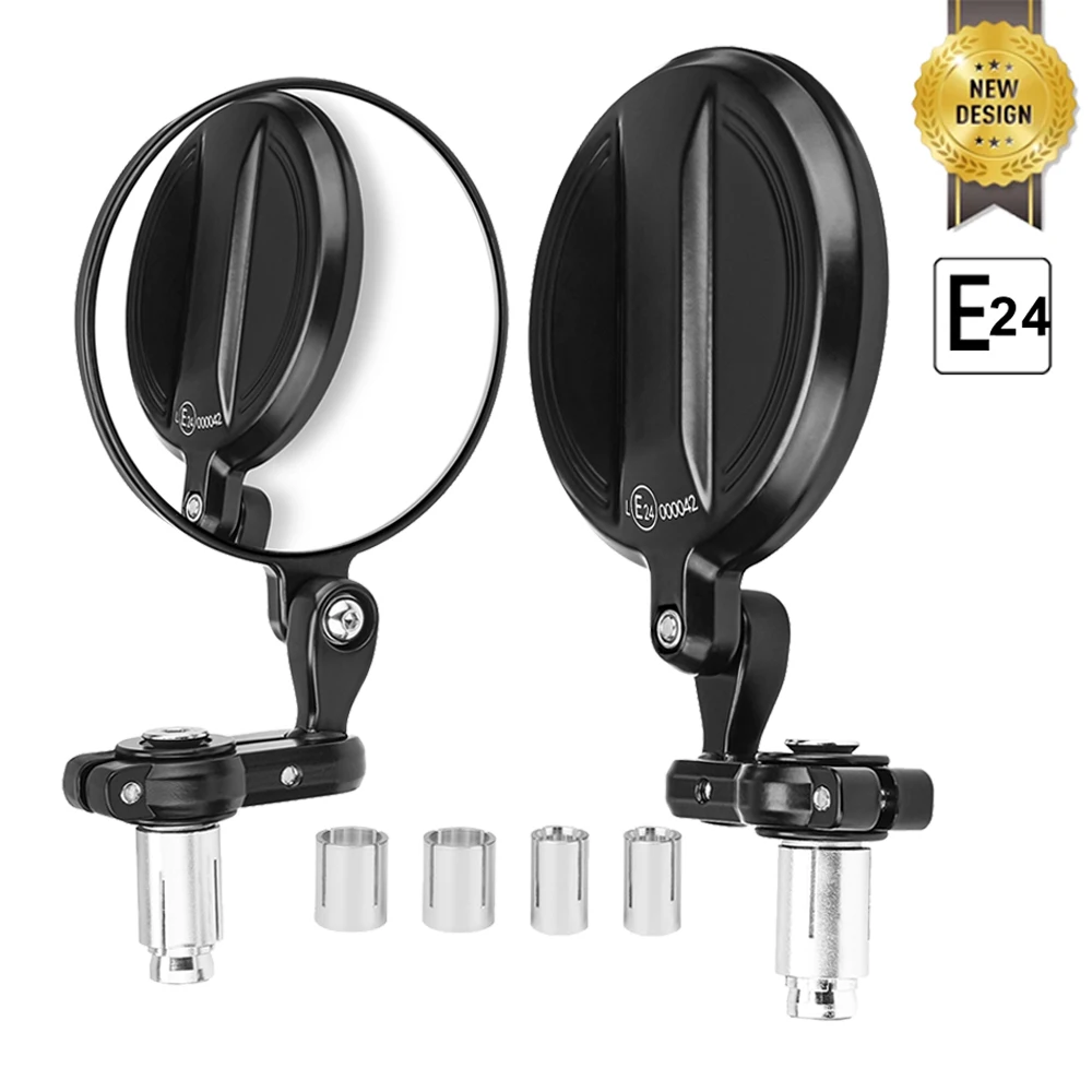 Motorcycle Handlebar Mirror E-MARK Universal For BMW R1200GS F800GS G310R R1150R F800ST CB500X NC700X NC750X Rear View Mirrors