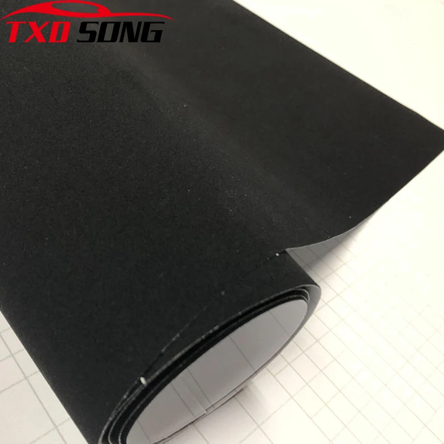 15/30/50/60CM X 200CM/LOT Velvet Fabric Suede Cloth Car Wrap Vinyl Film Sticker Self Adhesive Car Stickers Car Interior Sticker