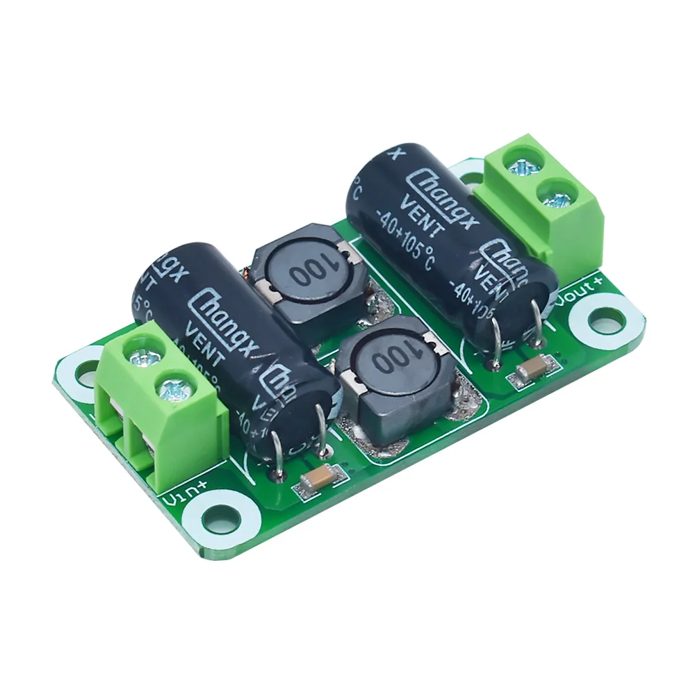 DC Power Filter Board 0-25V/0-50V 2A/3A/4A Class D Power Amplifier Module Interference Suppression Board EMI Suppression