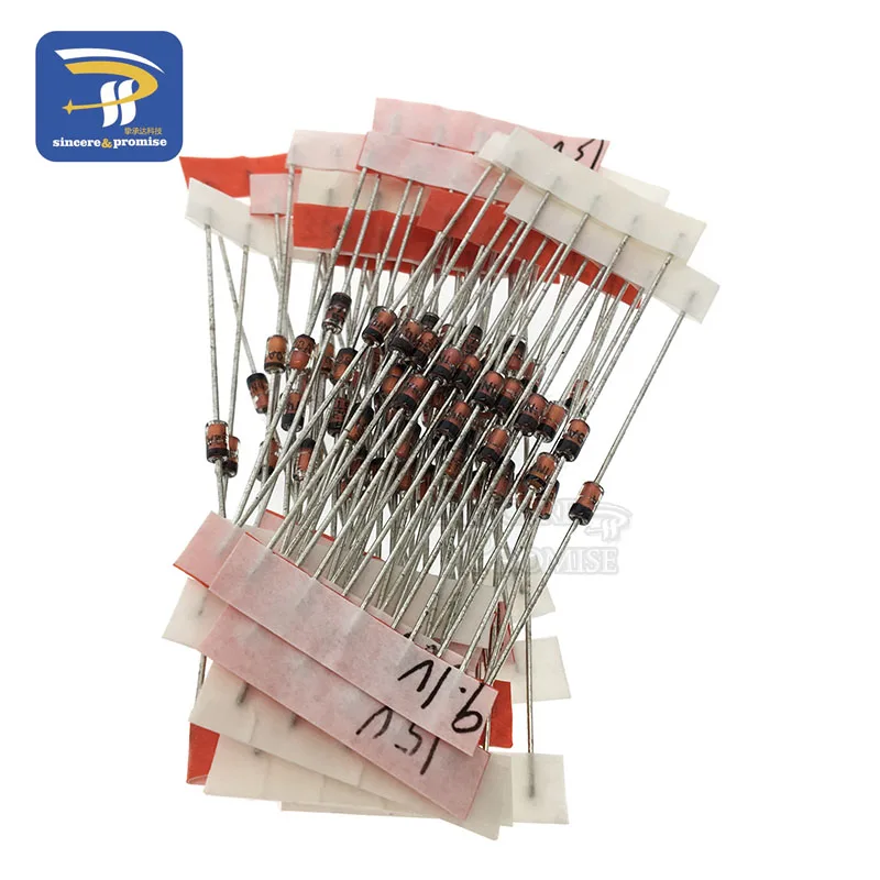 14 Werte*5 Stück=70 Stück 1W Zener-Dioden-Set 1/2W DO-41 3,3V-30V Komponenten DIY-Kit 14 Arten von häufig verwendeten Spannungen – Detail 3