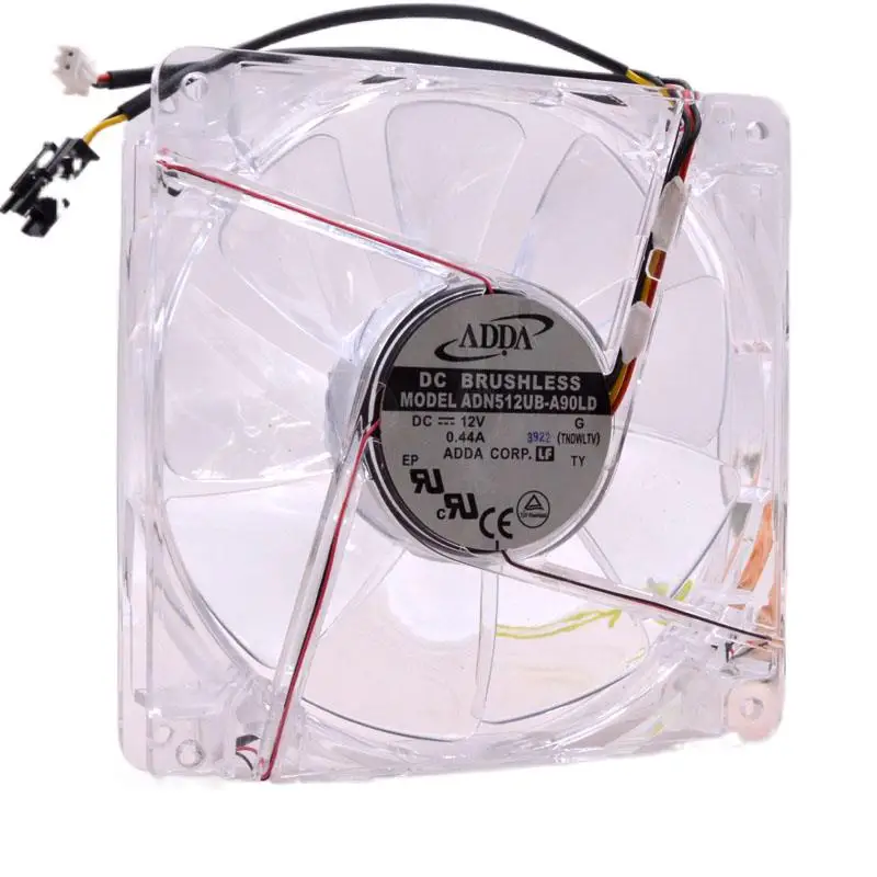 Adda ADN512UB-A90LD-ventilador de refrigeración de doble bola, 135x135x25mm, 12V, 13525