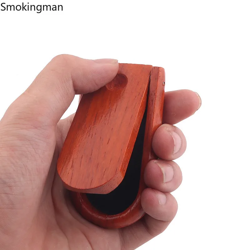 Pipe rack Handmade Solid Sandal Wood Portable Foldable Pipes Rack Holders Tobacco Smoking Pipe Stand/Holder Tool