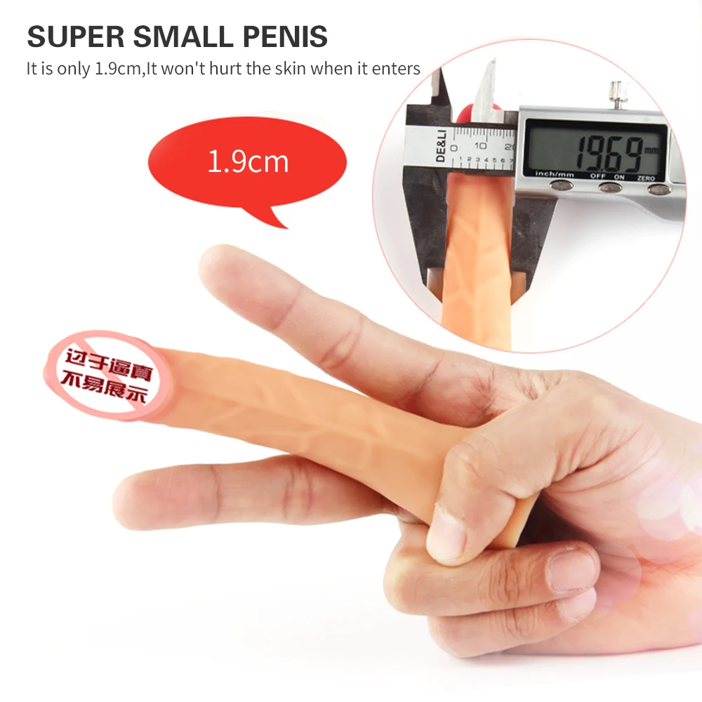 Mini Simulation Dildo Lifelike Penis With Powerful Suction Cup Female Masturbation Tool G-spot Vagina Stimulator Adult Products