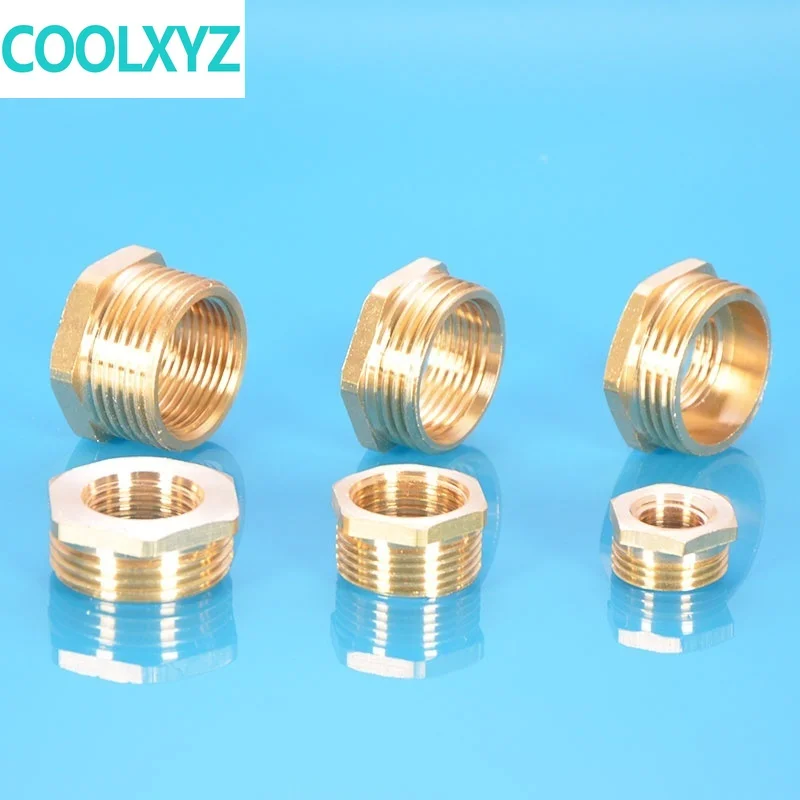 Koper Reducer Gezamenlijke 3/4 In Tot 1/2 In Vullen Core Reducer Adapter 1 Inch Tot Draad Waterleiding Aansluiting Hoofd