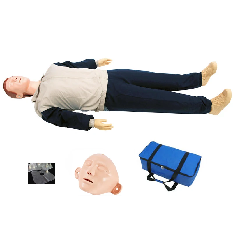 

Adult Full Body CPR Training Model First Aid Educational Rescue Dummy Teaching Manikin