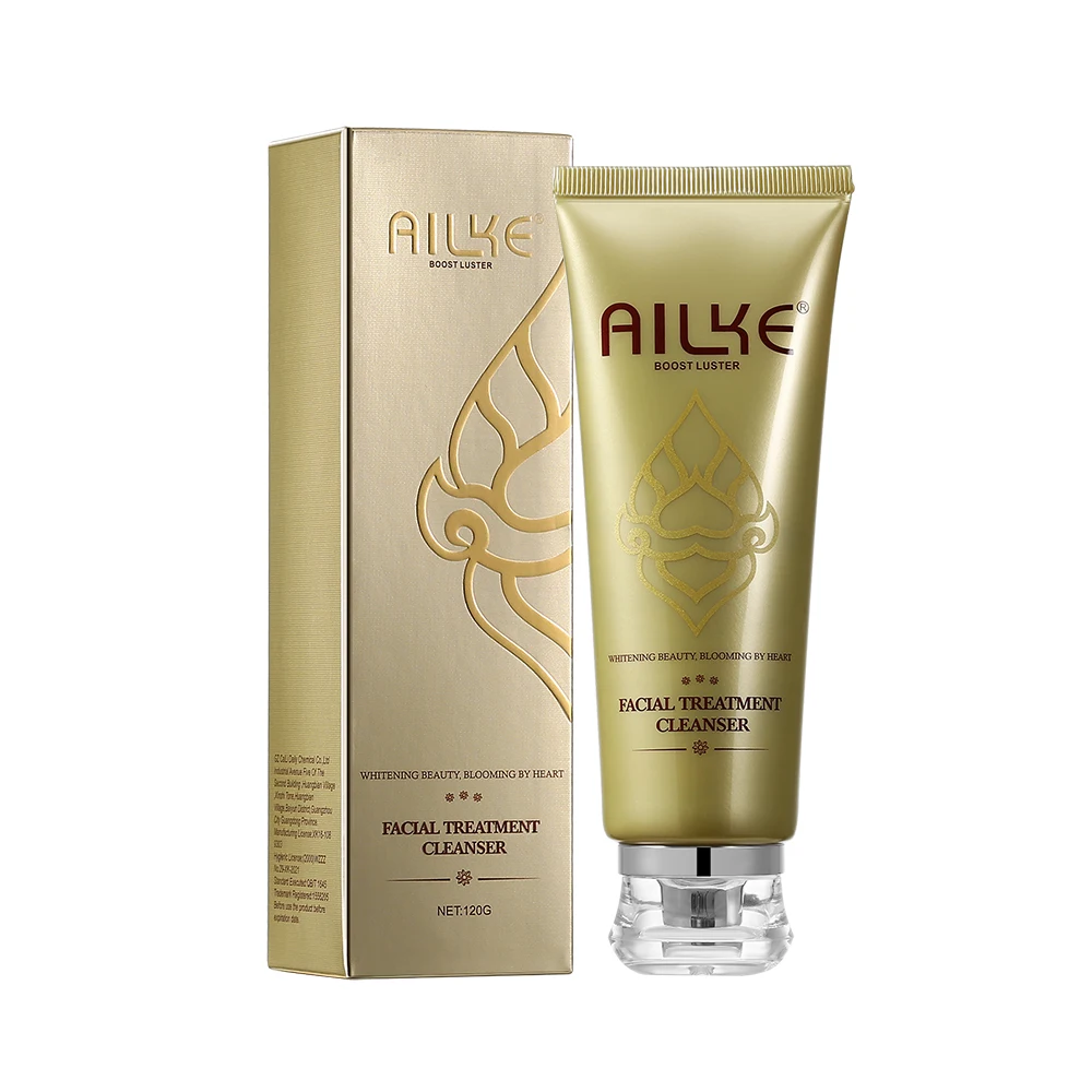 

AILKE Lightening Remove Stains Facial Cleanser, Refreshing Foaming, Oil Control, Non-irritating With Amino Acid Women Face Care