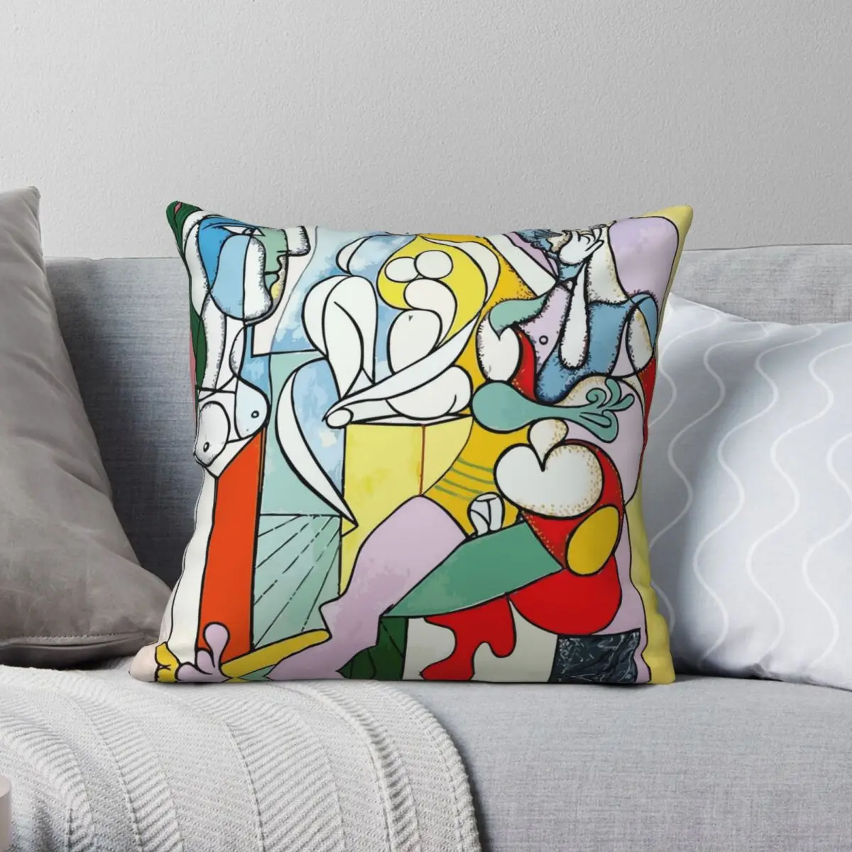 

Pablo Picasso The Sculptor 1931 Square Pillowcase Polyester Linen Velvet Zip Decor Throw Pillow Case Sofa Cushion Cover 45x45