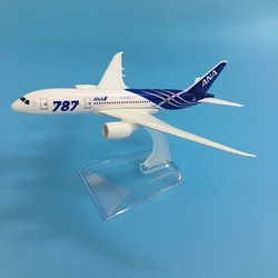 16CM ALLOY METAL JAPAN AIR ANA AIRLINES BOEING 787 B787 JA8961 AIRWAYS AIRPLANE MODEL PLANE MODEL W STAND AIRCRAFT GIFT TOYS