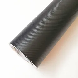 40x100cm 3D Carbon Fiber winylowa naklejka na samochód rolka arkusza naklejka foliowa naklejka sprzedaż akcesoria samochodowe do stylizacji czarny/biały kolor opcje