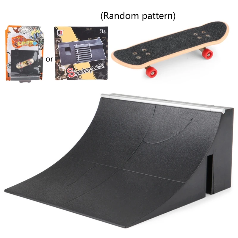 Fingerboard Rail Park บันไดชุดบันได Mini สเก็ตบอร์ดสำหรับเด็กสเก็ตบอร์ดการฝึกอบรม Mini Board เกม