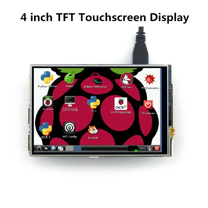 

4 Inch Display Raspberry Pi Touch Screen LCD TFT HD 480X320 Spi Interface Monitor for Raspberry Pi A+ B+/2B 3B