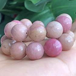 High Quality Natural Rhodochrosite Stone Beads Round Loose Spacer Beads For Jewelry Making 4/6/8/10/12mm DIY Bracelet&Necklace