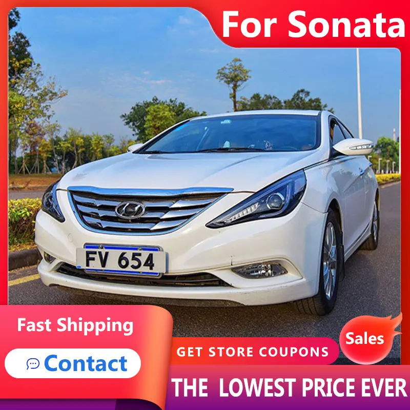 

HANA for Hyundai Sonata8 LED Headlight 2011-2016 Dynamic Turn Signal LED DRL Hid Bi Xenon Auto Accessories