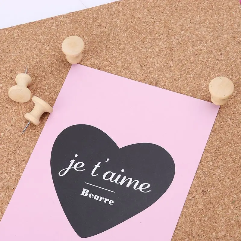 15 шт., деревянные кнопки с пробковой пробкой