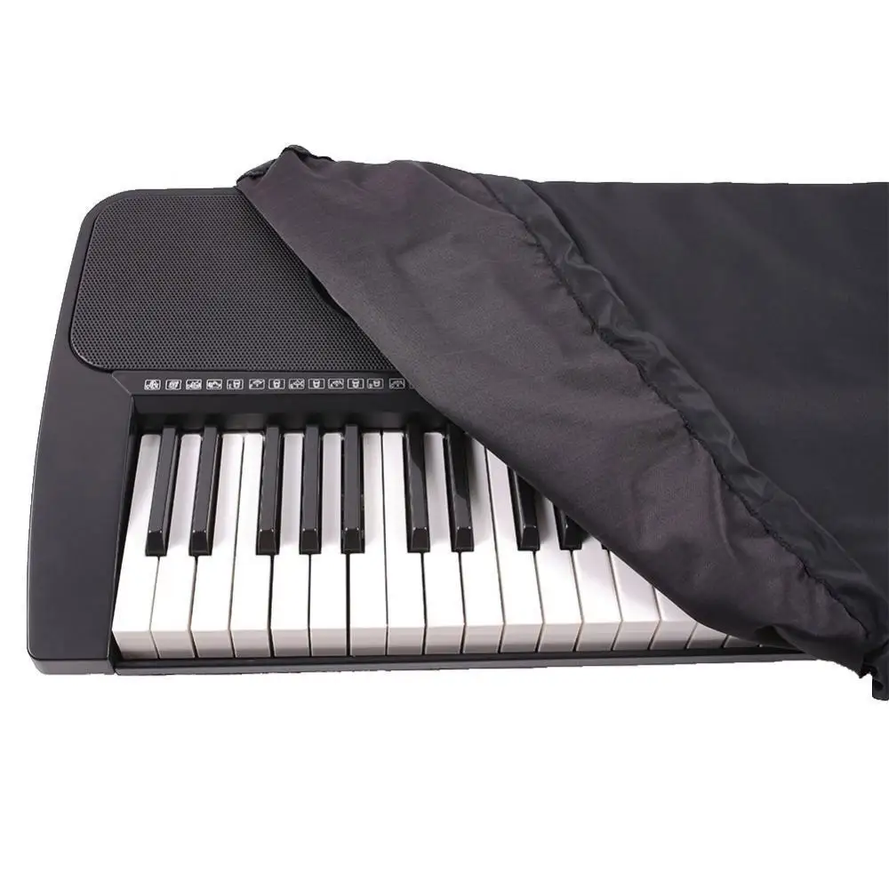 Elastic Waterproof Dustproof Stretchable 61/88 Key Electric Piano Keyboard Drawstring Protect Cover Fabric Synthesizer Cover