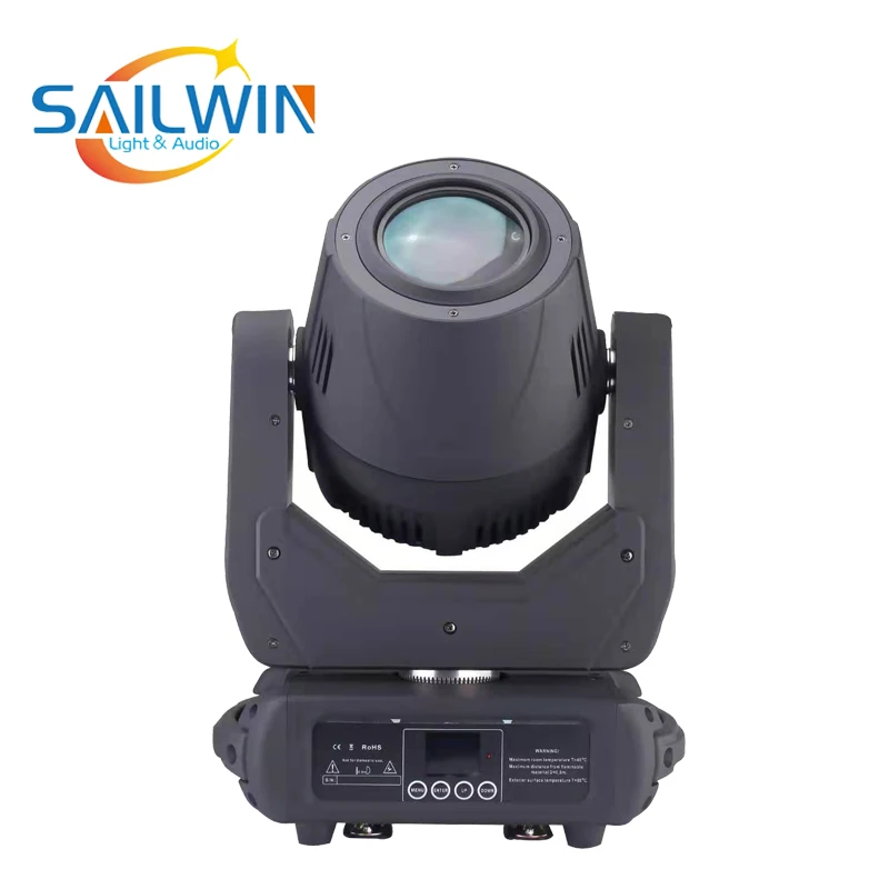 

New Sailwin Sharpy StageLight 150W LED Moving Head Zoom Spot Beam Light Gobo Lyre Lighting For Event Party Club DMX LED Light