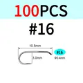 100 piezas talla 16