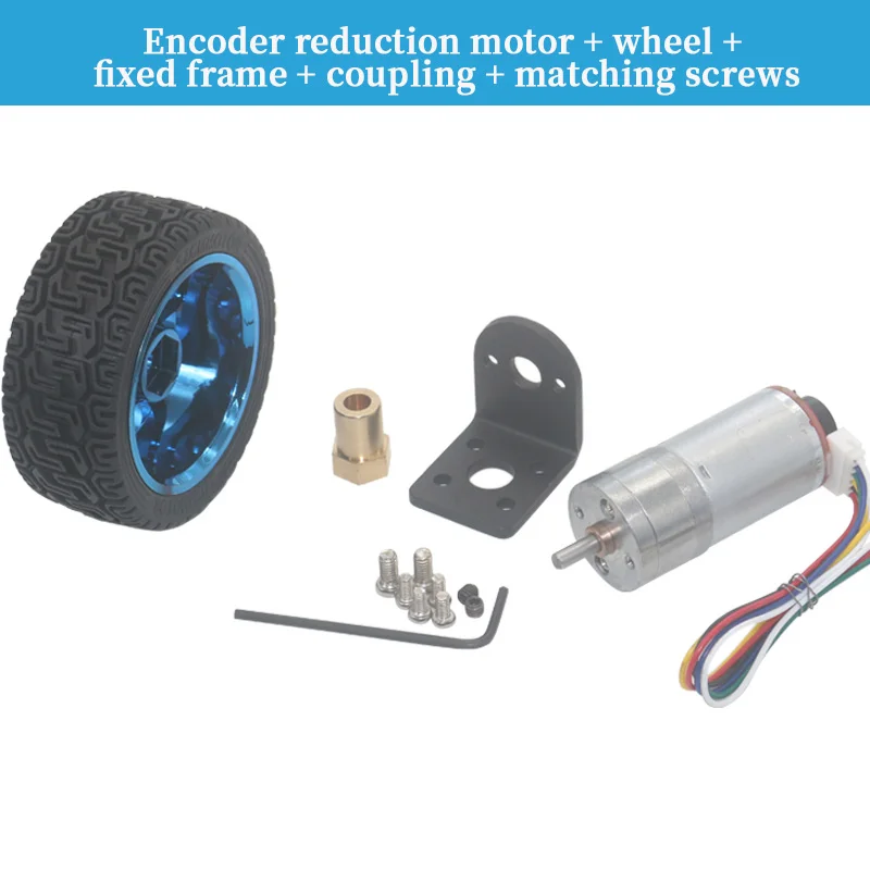 JGA25-370 DC 6V 12V 24V Getriebemotor Encoder Geschwindigkeitsmesscode Scheibe Hochleistungs-Balance-Trolley-Motor mit großem Drehmoment