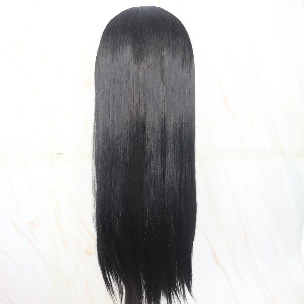 Beautiful Diary13x6 Black Wigs For Women Silky Straight Synthetic Lace Front Wigs Futura Hair Heat Resistant Synthetic Lace Wigs