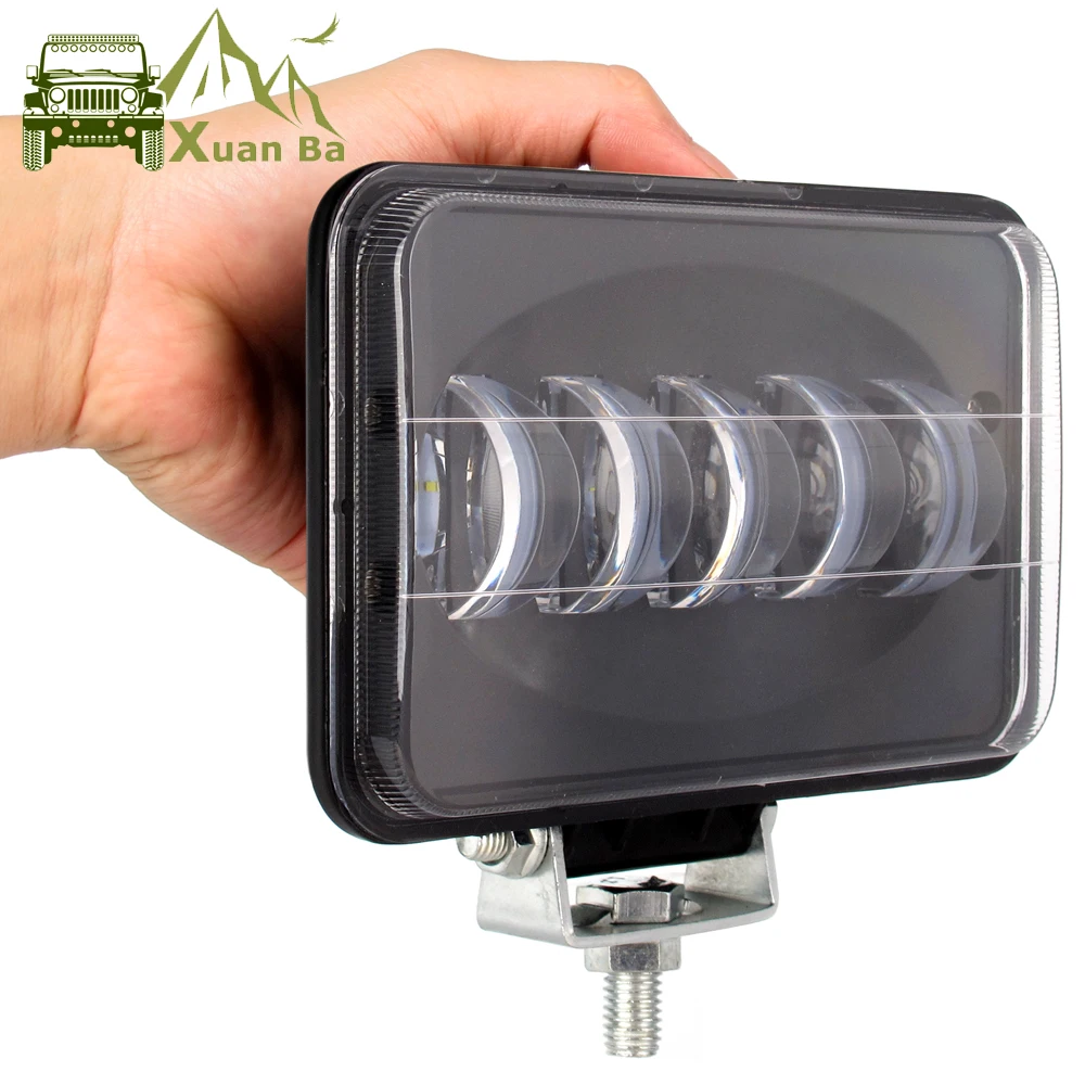 

6D Lens 6 Inch Square Led Work Light For Trailer 4WD ATV SUV UTV Trucks 4x4 Off road Tractor Working Driving Lights Headlight