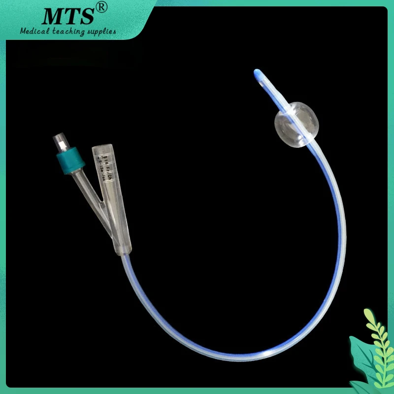 MTS 10pcs/Lot Medical Silicone Foley Catheter Urology Male and Famale 2 way Urinary Tube Clinical Teaching Traumatic Pistol