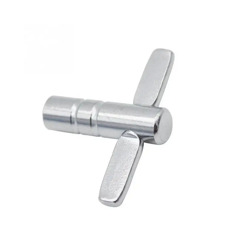 1PC Drum Tuning Key Adjustment Wrench Silver Metal Drum Key Tool Tuning Accessories Percussion N5M8