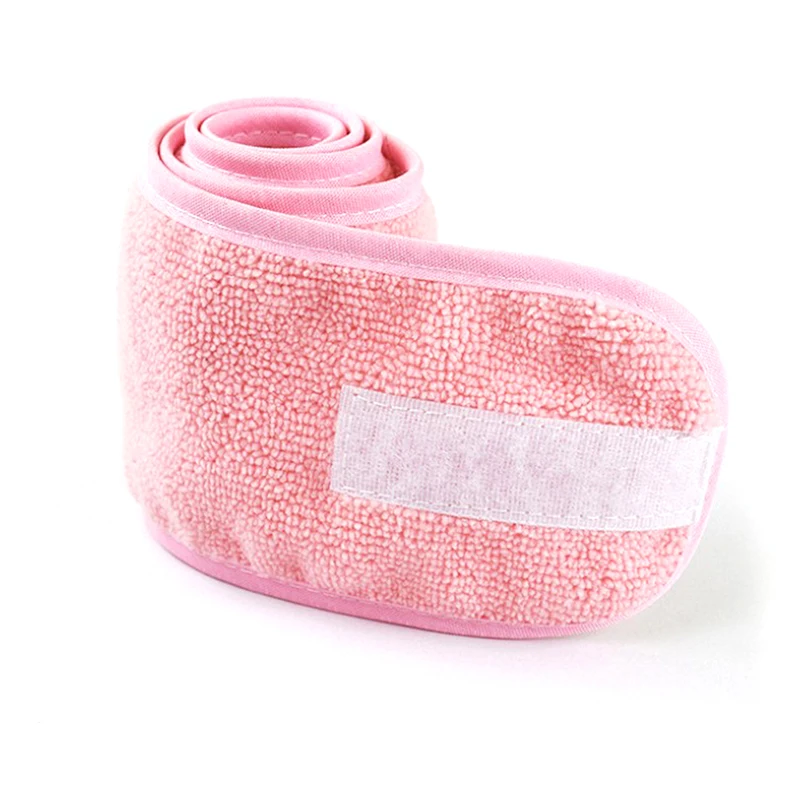 1PC Women Adjustable Makeup Toweling Hair Wrap Head Band Soft Adjustable Salon SPA Facial Headband Hairband Hair Accessories