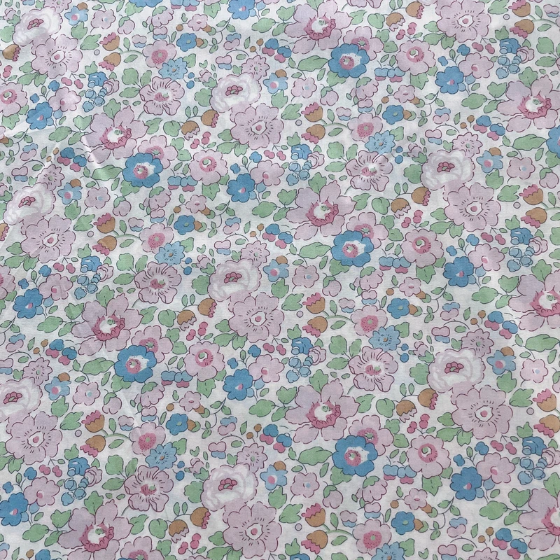 Betsy 80S Japan Limited Tissun liberty Cotton Poplin Fabric For Kids Baby Sewing Cloth Dresses Skirt DIY Meter Designer Fabric